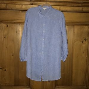J. Jill Love Linen Tunic Shirt